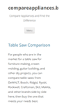 Mobile Screenshot of compareappliances.biz